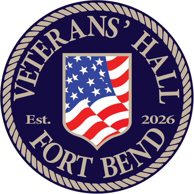 Veterans' Hall Fort Bend Logo, est. 2026